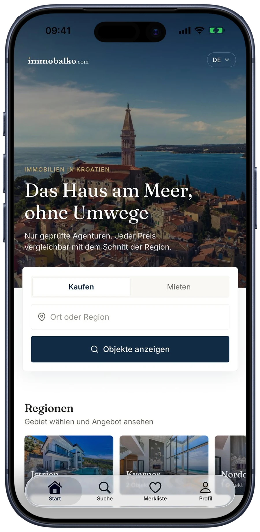 Immobalko: Immobilienportal für Kroatien