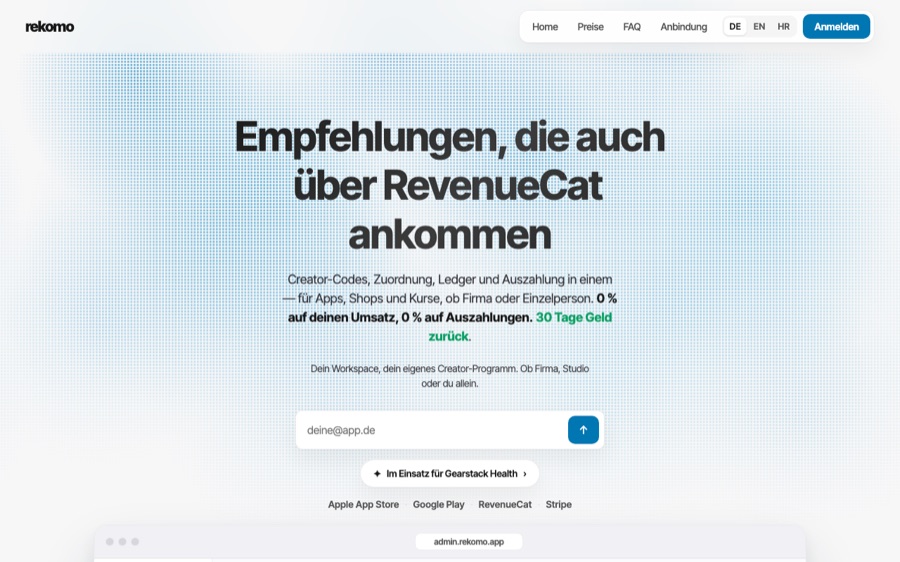 Rekomo, Empfehlungsprogramme als Software